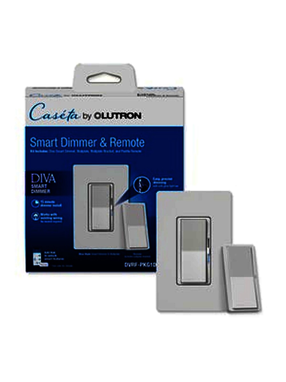 Lutron Diva Smart Dimmer 3-Way Kit With Pico Remote White